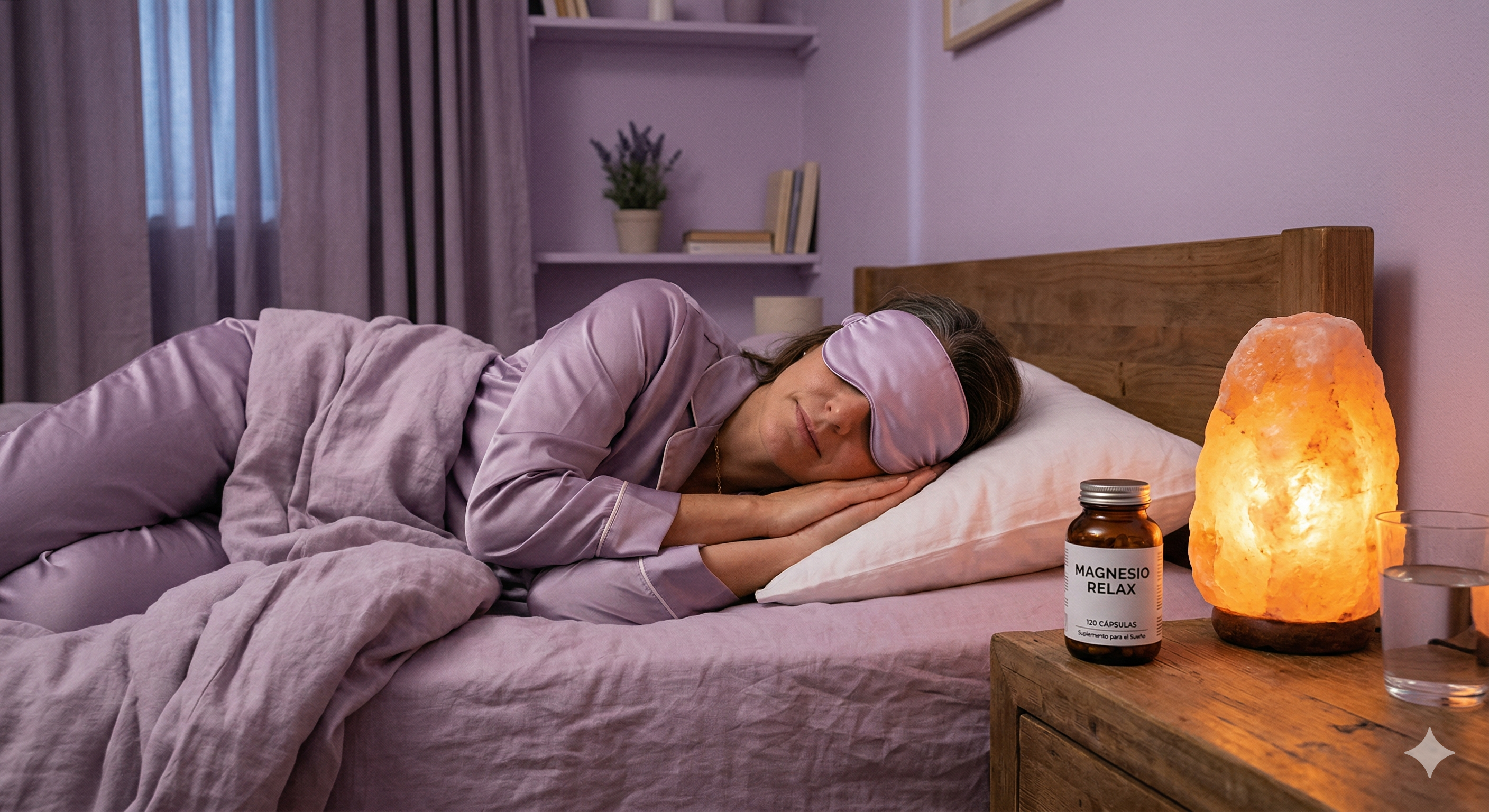 Duerme profundo cada noche mujer